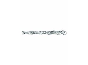 4065633602607 - Fußkette ADELIA´S 925 Silber Singapur Fußkettchen 25 cm Gr Silber 925 (Sterlingsilber) silberfarben (silber) Damen 25 cm 925 Sterling Silber Silberschmuck für