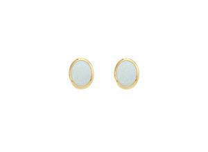 4065633617793 - Paar Ohrhänger ADELIA´S 1 585 Gold Ohrringe   Ohrstecker mit Opal Gr Damen Gelbgold 585 blau Damen Ohrhänger 585 Gold mit Opal Goldschmuck für