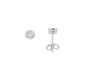 4065633618059 - Paar Ohrhänger ADELIA´S 1 925 Silber Ohrringe   Ohrstecker mit Zirkonia Ø 5 mm Gr Damen Silber 925 (Sterlingsilber) silberfarben (silber) Damen 925 Sterling Silber mit Zirkonia Silberschmuck für