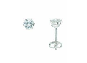 4065633621332 - Paar Ohrhänger ADELIA´S 1 925 Silber Ohrringe   Ohrstecker mit Zirkonia Ø 5 mm Gr Damen Silber 925 (Sterlingsilber) silberfarben (silber) Damen 925 Sterling Silber mit Zirkonia Silberschmuck für