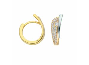 4065633621790 - Paar Ohrhänger ADELIA´S 1 333 Gold Ohrringe   Creolen mit Zirkonia Gr Damen Gelbgold 333 goldfarben (gold) Damen Ohrhänger 333 Gold mit Zirkonia Goldschmuck für