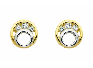 4065633622100 - Paar Ohrhänger ADELIA´S 1 333 Gold Ohrringe   Ohrstecker mit Zirkonia Gr Damen Gelbgold 333 goldfarben (gold) Damen Ohrhänger 333 Gold mit Zirkonia Goldschmuck für