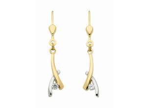 4065633622797 - Paar Ohrhänger ADELIA´S 1 333 Gold Ohrringe   mit Zirkonia Gr Damen Gelbgold 333 goldfarben (gold) Damen Ohrhänger 333 Gold mit Zirkonia Goldschmuck für