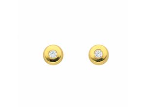 4065633624135 - Paar Ohrhänger ADELIA´S 1 333 Gold Ohrringe   Ohrstecker mit Zirkonia Ø 48 mm Gr Damen Gelbgold 333 goldfarben (gold) Damen Ohrhänger mit Zirkonia Goldschmuck für