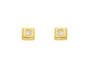 4065633624159 - Paar Ohrhänger ADELIA´S 1 333 Gold Ohrringe   Ohrstecker mit Zirkonia Gr Damen Gelbgold 333 goldfarben (gold) Damen Ohrhänger mit Zirkonia Goldschmuck für