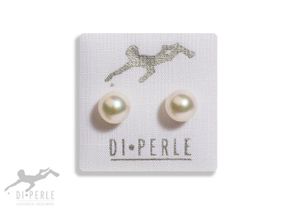 4065633794562 - Paar Ohrstecker DI PERLE Damen Perlenschmuck 585 Gelbgold Akoya Perlen Ohrstecker Ohrringe Gr Damen weiß Damen Perlenschmuck