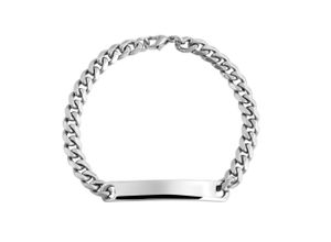 4065633948651 - Edelstahlarmband ADELIA´S Herren Armband aus Edelstahl 22 cm Armbänder Gr 22 Edelstahl silberfarben (silber) Herren