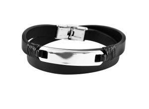 4065633949160 - Edelstahlarmband ADELIA´S Herren Armband aus Edelstahl Armbänder Gr Edelstahl silberfarben (silber) Herren