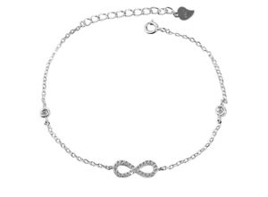 4065633949337 - Armband ADELIA´S Damen aus 925 Silber mit Zirkonia 17+3 cm Armbänder Gr 17 + 3 Silber 925 (Sterlingsilber) silberfarben (silber) Damen