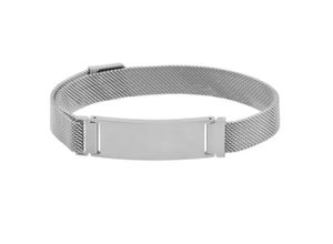 4065633949399 - Edelstahlarmband ADELIA´S Damen Armband aus Edelstahl 275 cm Armbänder Gr 275 Edelstahl silberfarben (silber) Damen