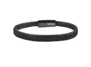 4065633949474 - Edelstahlarmband ADELIA´S Damen Armband aus Edelstahl 215 cm Armbänder Gr 215 Edelstahl schwarz Damen