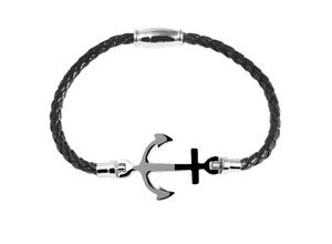 4065633949504 - Edelstahlarmband ADELIA´S Damen Armband Anker aus Edelstahl 18 cm Armbänder Gr 18 Edelstahl silberfarben (silber) Damen