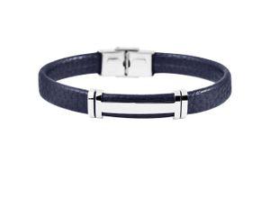 4065633949917 - Edelstahlarmband ADELIA´S Herren Armband aus Edelstahl 225 cm Armbänder Gr 225 Edelstahl blau Herren