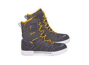 4065651025730 - TROLLKIDS - Winterboots KIDS SKANDEN in anthracite golden yellow Gr40