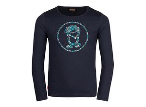 4065651054716 - TROLLKIDS - Langarmshirt STAVANGER in navy Gr116