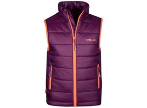 4065651059124 - TROLLKIDS - Stepp-Weste TRONDHEIM in mulberry peach Gr104