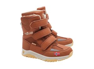 4065651073298 - TROLLKIDS - Klett-Boots LOFOTEN gefüttert in cinnamon Gr27