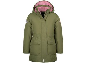 4065651078583 - TROLLKIDS - Daunenmantel GIRLS ALESUND in dusky olive mauve Gr98