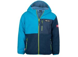 4065651087967 - TROLLKIDS - Fleece-Jacke KIDS AURLANDSFJORD in blue night sky Gr92