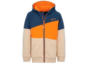 4065651116957 - TROLLKIDS - Kapuzen-Sweatjacke KIDS ALESUND in desert bright orange Gr164