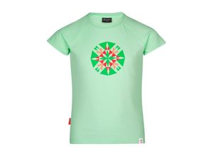 4065651123276 - Kinder Girls Senja T T-Shirt (Hellgrün 116) Wanderbekleidung