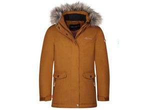 4065651133558 - TROLLKIDS - Wintermantel OSLO COAT XT mit Kunstfellbesatz in caramel salmon Gr104