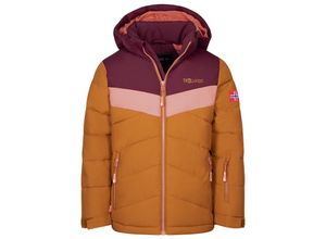 4065651141379 - TROLLKIDS - Steppjacke GIRLS GRYLLEFJORD in redwood caramel Gr104