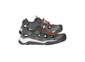 4065651179105 - TROLLKIDS - Trekking-Sandalen KRISTIANSAND XT in anthracite orange Gr38