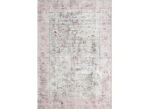 4065656006109 - Vintage-Teppich Elira Creme Rosa ca 80x150cm