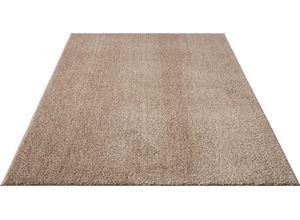 4065656011455 - Hochflor-Teppich MY HOME Andor Teppiche Gr B L 160 cm x 230 cm 25 mm 1 St beige (sand) Esszimmerteppiche