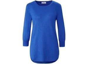 4065691020924 - Rundhals-Pullover aus Seide und Kaschmir Seide Kaschmir blau 48