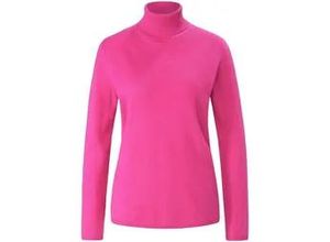 4065691072817 - Rollkragen-Pullover aus Schurwolle und Kaschmir pink 38