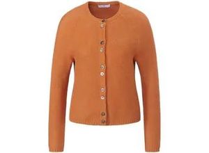 4065691072930 - PETER HAHN Strickcardigan Damen Baumwolle cognac