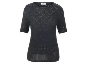 4065691206823 - Rundhals-Pullover ­1 2-Arm schwarz 42