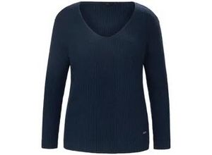 4065691209350 - V-Pullover blau 56