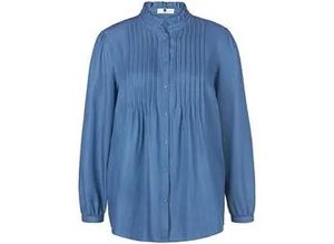 4065691283312 - Bluse Stehkragen blau 42