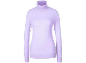 4065691318601 - Rollkragen-Pullover aus 100% Premium-Kaschmir Cashmere lila 36