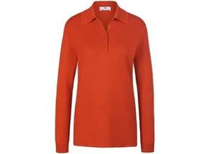 4065691319622 - Polo-Pullover Modell Pia Seide Kaschmir orange 48