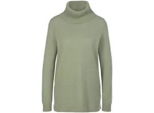 4065691323087 - Rollkragen-Pullover aus 100% Premium-Kaschmir Cashmere grün 38