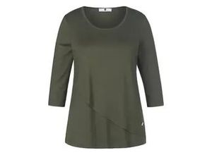 4065691338463 - Rundhals-Shirt 3 4-Arm grün 42