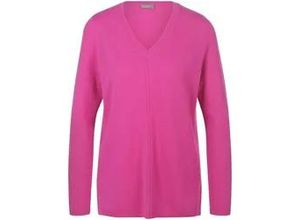 4065691343665 - V-Pullover aus 100% Premium-Kaschmir pink 38