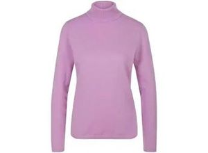 4065691344082 - Rollkragen-Pullover aus Schurwolle und Kaschmir lila 38