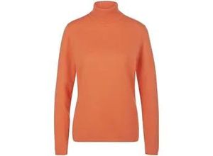 4065691344150 - Rollkragen-Pullover aus Schurwolle und Kaschmir orange 38