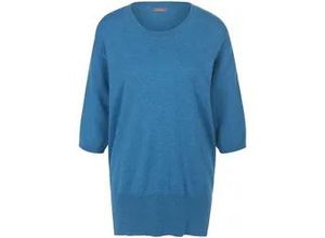 4065691345904 - Rundhals-Pullover aus 100% Kaschmir blau 38