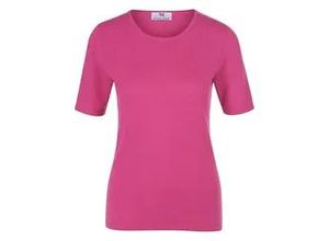 4065691356436 - Rundhals-Pullover aus Seide Kaschmir Seide Kaschmir pink 46
