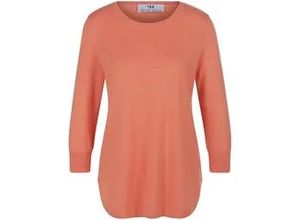 4065691356535 - Rundhals-Pullover aus Seide und Kaschmir Seide Kaschmir orange 38