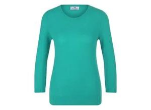 4065691357310 - Rundhals-Pullover aus 100% Premium-Kaschmir Cashmere türkis 36 4065691357310 - Rundhals-Pullover aus 100% Premium-Kaschmir Cashmere türkis 36