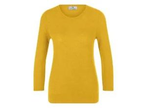 4065691357440 - Rundhals-Pullover aus 100% Premium-Kaschmir Cashmere gelb 48 4065691357440 - Rundhals-Pullover aus 100% Premium-Kaschmir Cashmere gelb 48