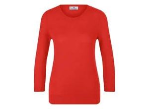 4065691357464 - Rundhals-Pullover aus 100% Premium-Kaschmir Cashmere orange 38