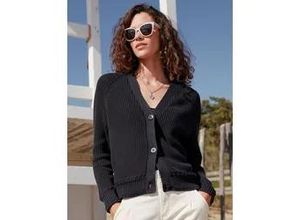 4065691382374 - Strickjacke aus 100% SUPIMA®-Baumwolle schwarz 50